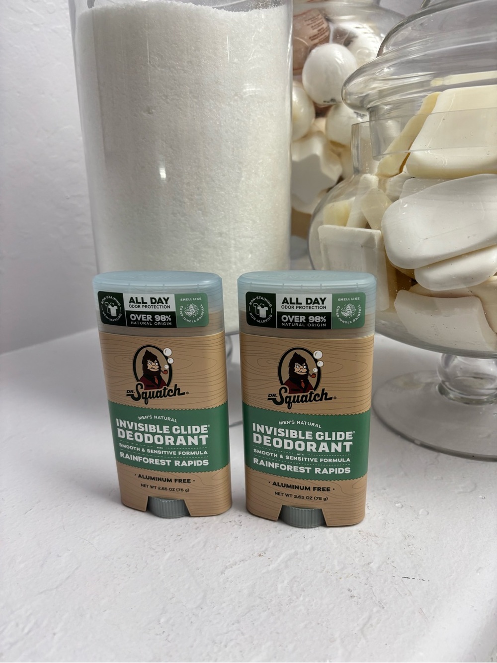 2 Dr. Squatch Rainforest Rapids Men’s Natural Deodorant